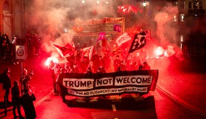 Protest u Davosu zbog dolaska Donalda Trampa 19. januara