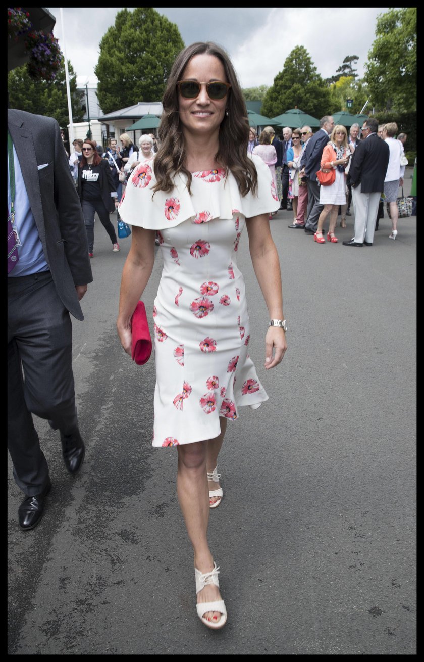 Pippa Middleton na trybunach w Londynie