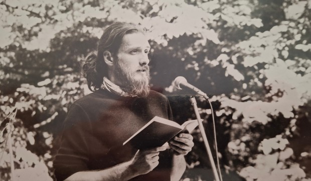 Dušan M Knežević na Stražilovu, 1985