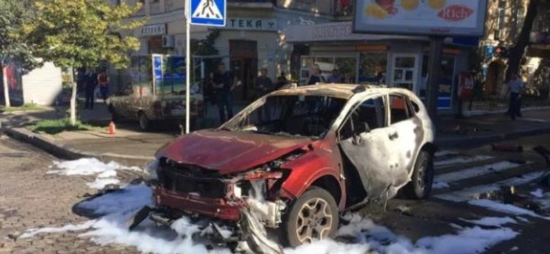 Znany dziennikarz Paweł Szeremet zginął w wybuchu w Kijowie. Jest nagranie z kamer