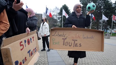 Top French court upholds ban on wearing hijab during football games. [freemalaysiatoday]