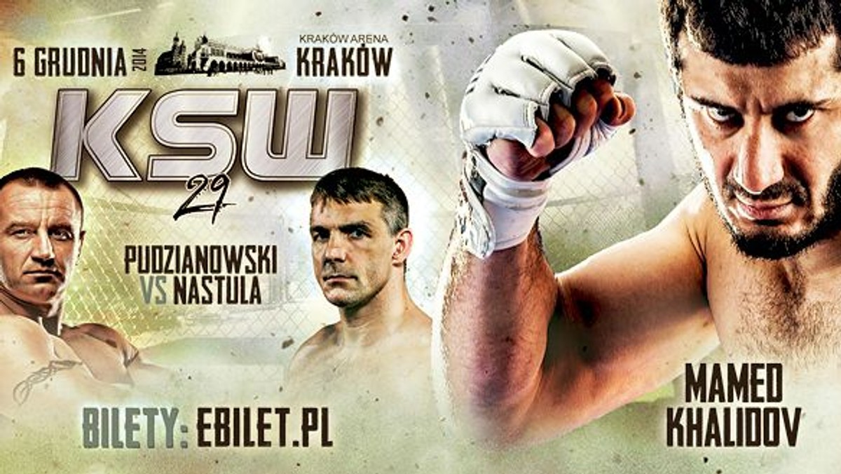 Federacja KSW pragnie poinformować, że bilety na galę KSW 29, która odbędzie się 6 grudnia w największej hali sportowo-widowiskowej w Polsce - Kraków Arenie, sprzedają się w rekordowym tempie. Kilkanaście dni po uruchomieniu sprzedaży, na trybuny krakowskiego wydarzenia pozostało już tylko około trzech tysięcy wejściówek.