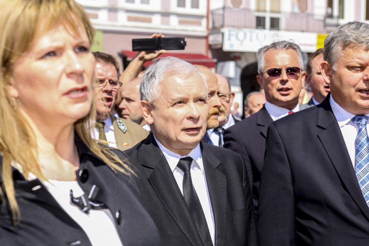 Prezes PiS Jarosław Kaczyński w Radomiu