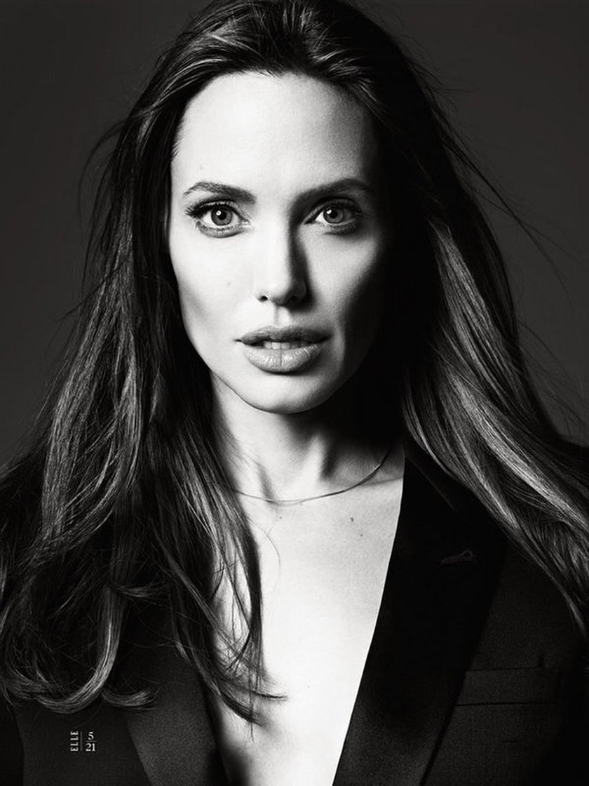 Angelina Jolie w sesji dla amerykańskiego "ELLE"