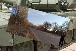 Mieszkańcy zablokowali kolumnę rosyjskich czołgów