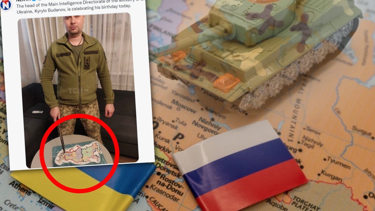 Ta mapa zaniepokoiła Rosjan. Ukraiński generał postanowił z nich zakpić