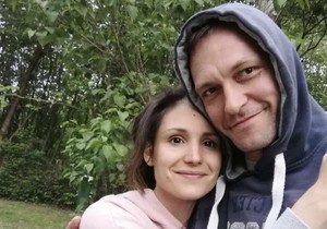 Bojan Krivokapić sa ženom