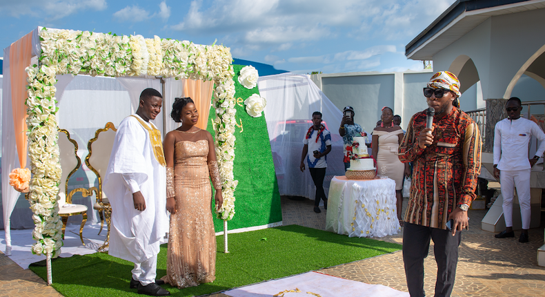 Pulse Ghana's Entertainment editor ,David Mawuli ties the knot in a beautiful ceremony