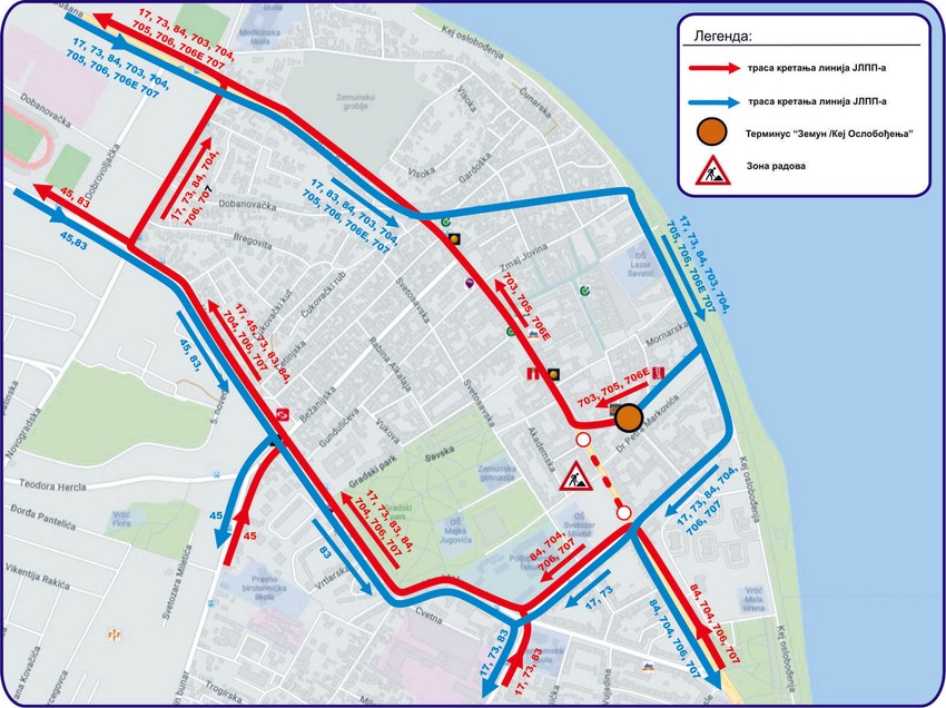 Rekonstrukcija Glavne ulice, Zemun