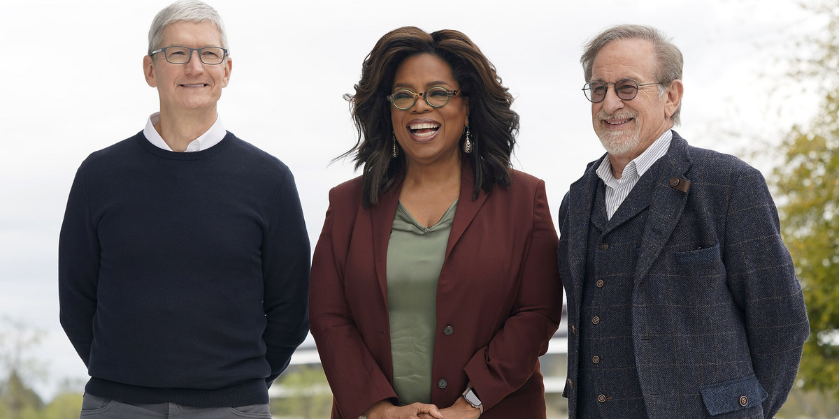 Dla Apple TV+ swoje produkcje tworzyć mają m.in. Oprah Winfrey i Steven Spielberg. Serwis dostępny będzie na wielu urządzeniach Apple, a nie tylko na dekoderach Apple TV