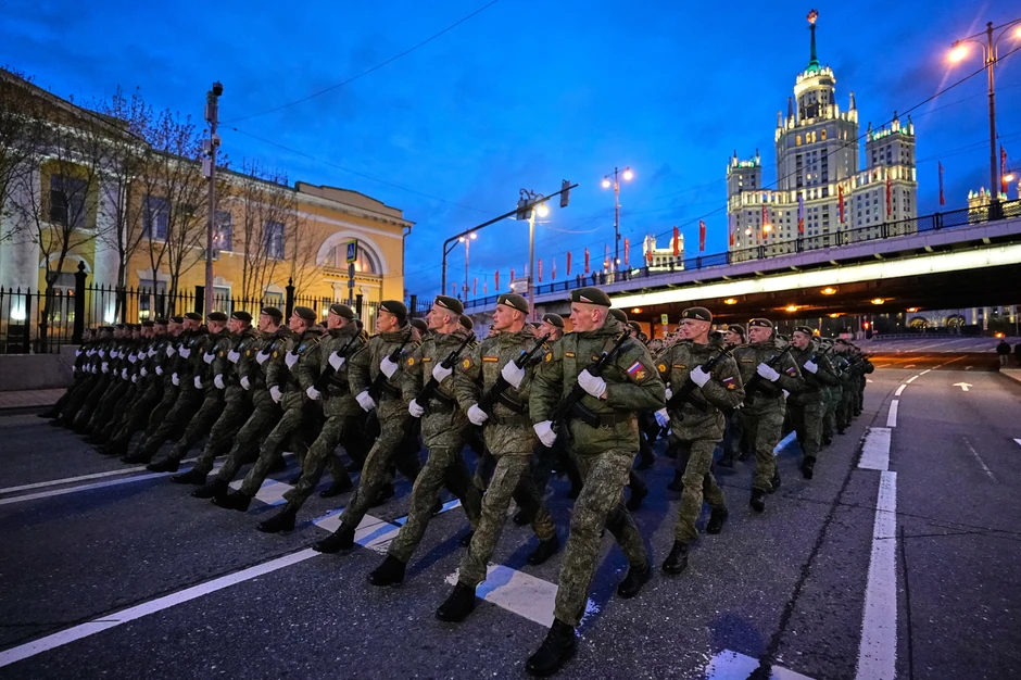 Pripreme za proslavu Dana pobede u Moskvi 29. aprila