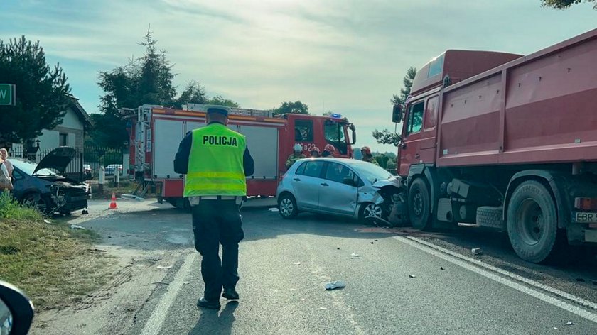 Był poszkodowany w wypadku, trafił do szpitala. Na miejscu zdarzenia w jego aucie znaleziono...