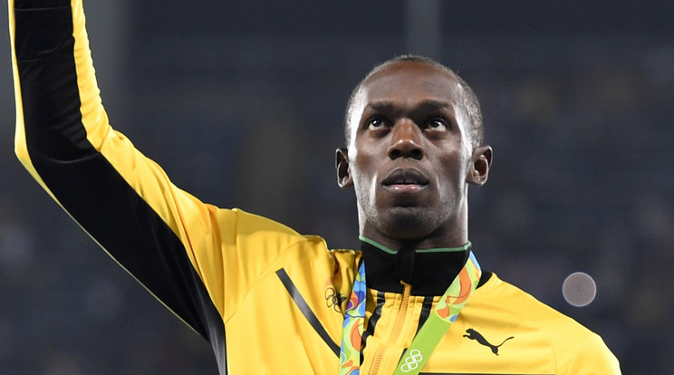 Usain Bolt a riói olimpián három aranyérmet nyert /Fotó: AFP