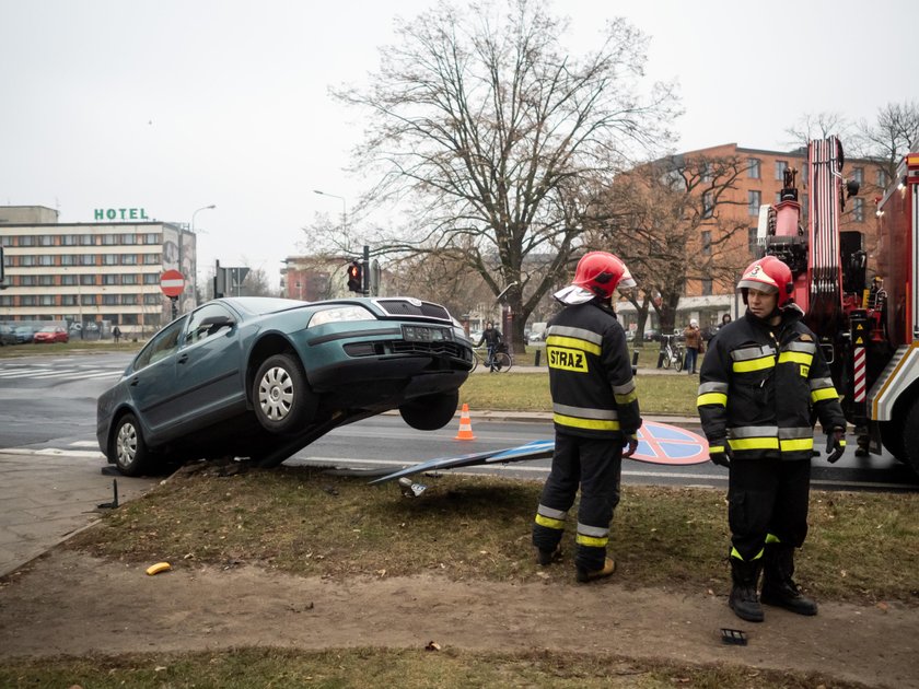 Wypadek na Łąkowej w Łodzi