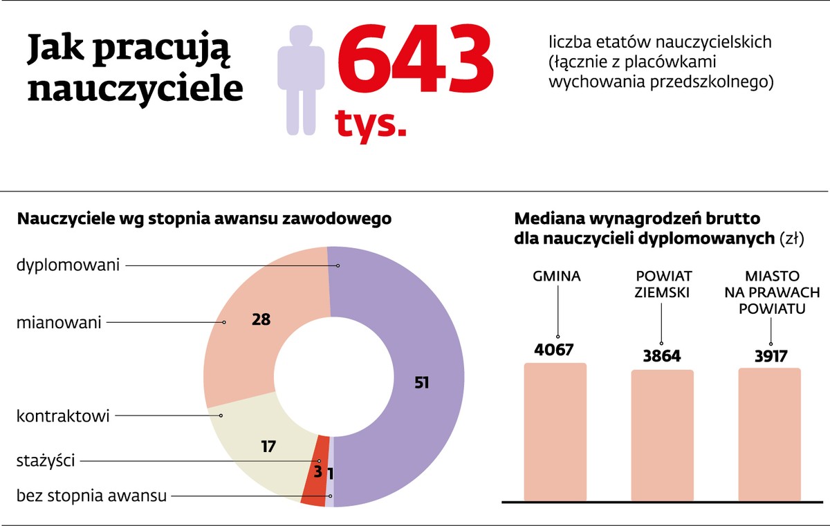 Jak pracują nauczyciele - dane Instytut Badań Edukacyjnych