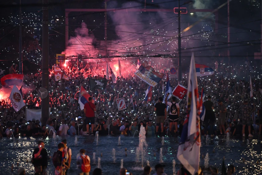 Protest na Slaviji