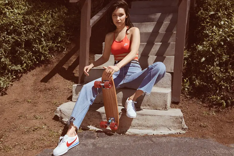 Bella Hadid w kampanii Nike Classic Cortez