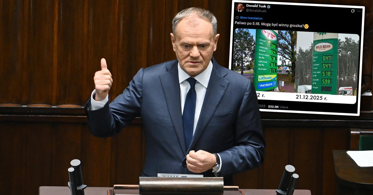 Tusk chwali się paliwem po 5,18 zł. Sprawdzamy, czy to prawda. "Na pojedynczych stacjach"