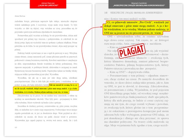 Wojciech Sumliński plagiat