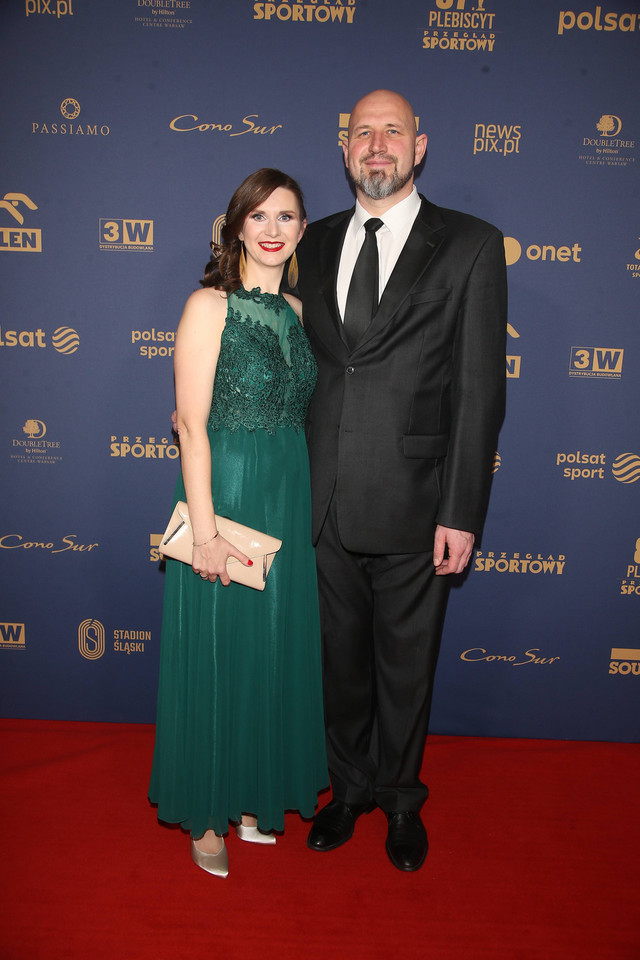 Gala Mistrzów Sportu: Tomasz Majewski z żoną
