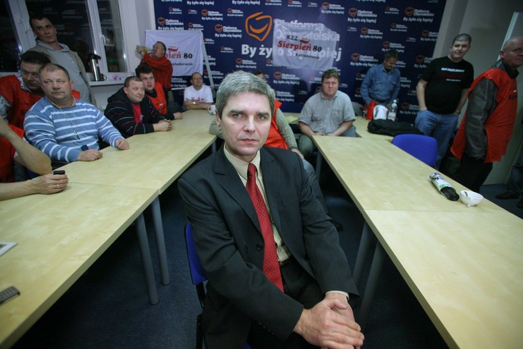 Bogusław Ziętek -przewodniczący 'Sierpień 80'