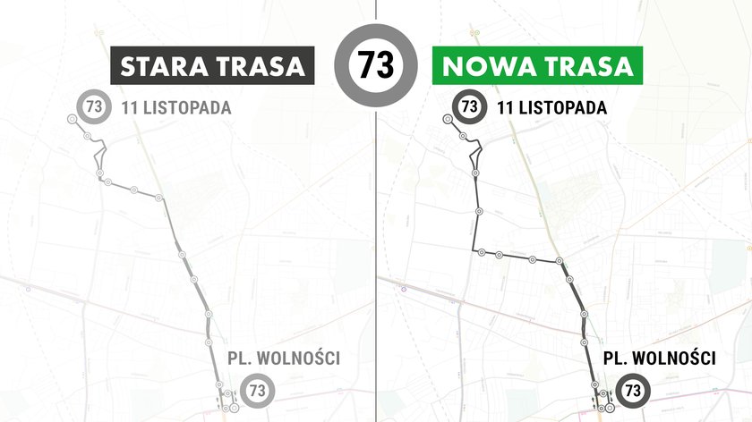 Zmiany tras autobusów i tramwajów MPK w Łodzi 2018