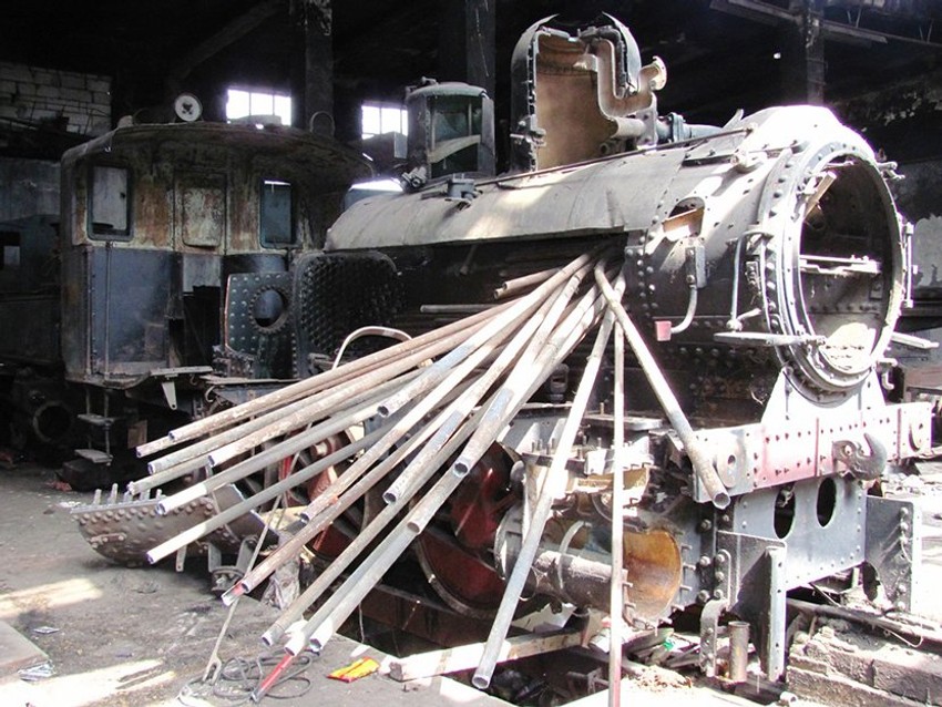 Lokomotiva u Muzeju železnice Srbije