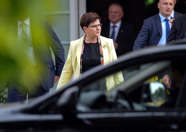 Beata Szydło w Jachrance