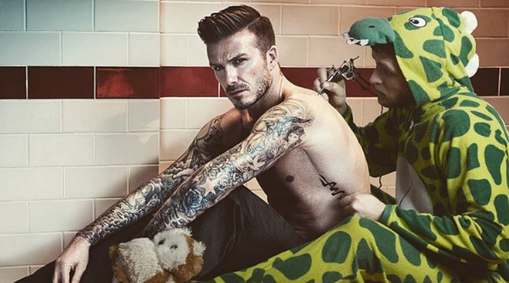 David Beckham fotóján is feltűnt a jelmezes fiatalember/Fotó:Instagram