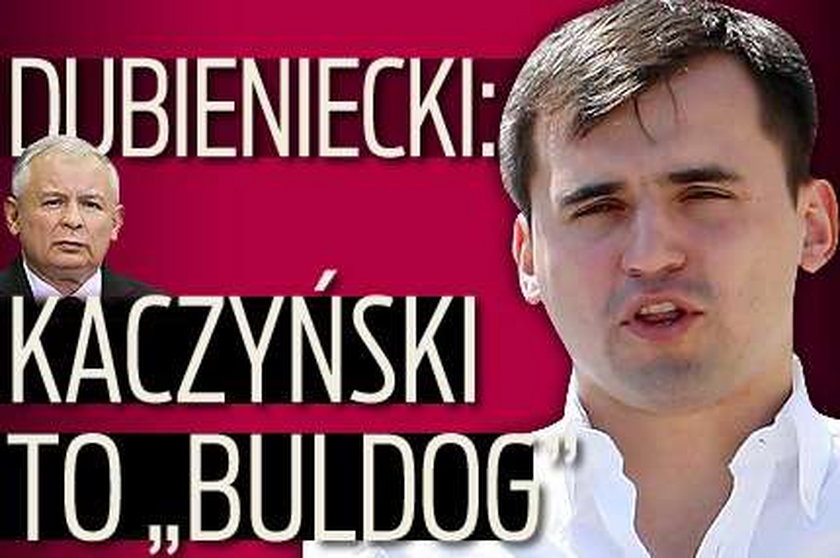 Dubieniecki: Kaczyński to "buldog"