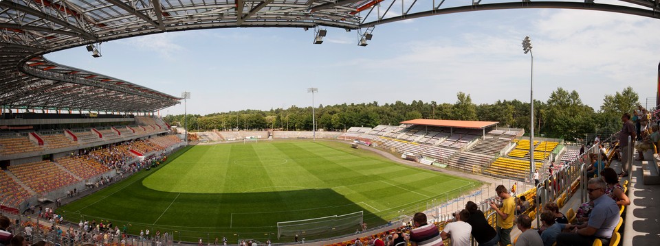 Stadion Jagiellonii Białystok - budowa