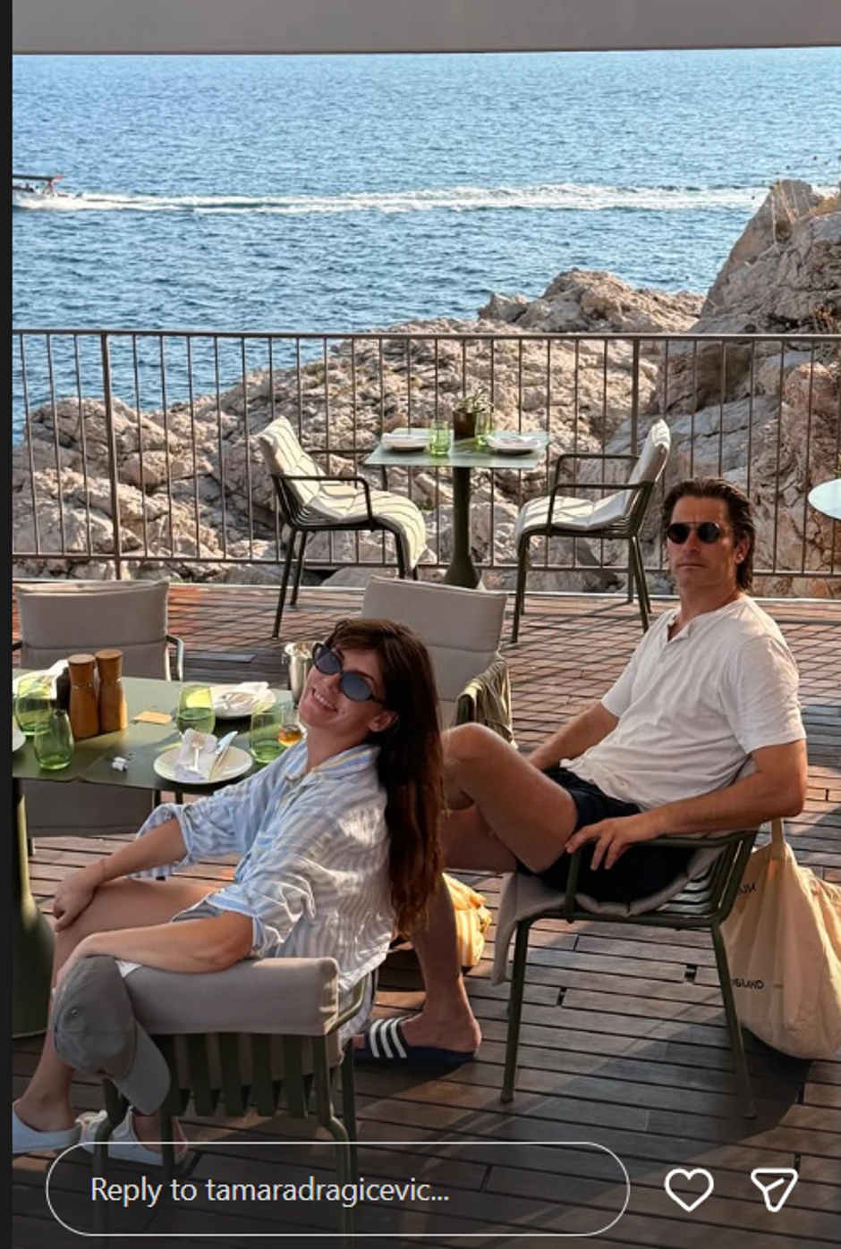 Tamara Dragičević i Petar Benčina na odmoru