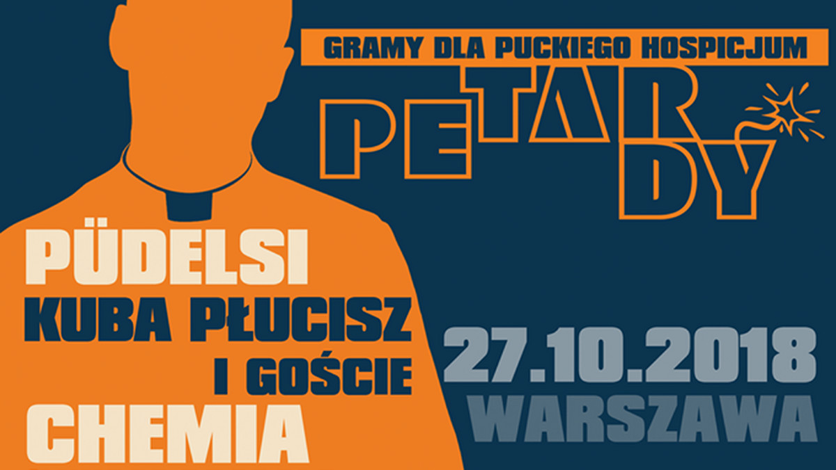 W sobotę, 27 października w warszawskim klubie Hybrydy odbędzie się charytatywny koncert "Petardy – gramy dla puckiego hospicjum". Dochód z koncertu zasili konto założonego przez ks. Jana Kaczkowskiego Puckiego Hospicjum pw. św. Ojca Pio.