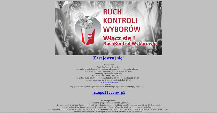 Ruch Kontroli Wyborów alarmuje. Poinformowano policję i PKW