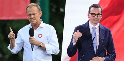 Starcie tytanów na antenie TVP. Ujawniamy, czym zaskoczą Tusk i Morawiecki