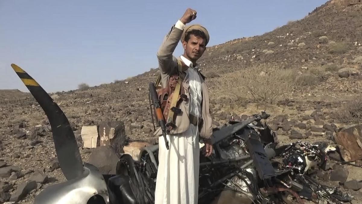 Príslušník jemenských povstalcov húsíov