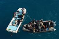 Migranci na Morzu Libijskim, 25 kwietnia 2023 r.