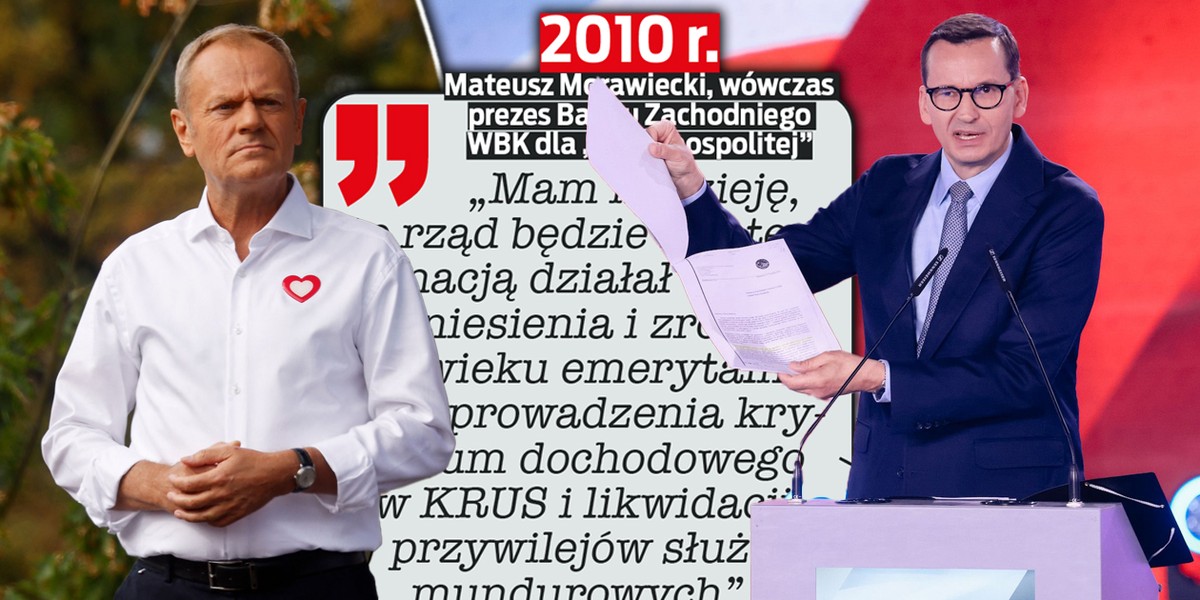 Premier Mateusz Morawiecki broni niższego wieku emerytalnego. Nie zawsze tak było. Oto, co mówił w 2010 r. 