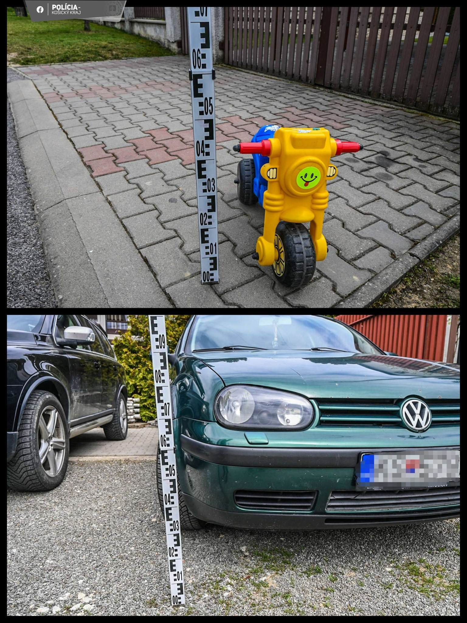 V Rudníku sa pri nehode ťažko zranilo dieťa na odrážadle.