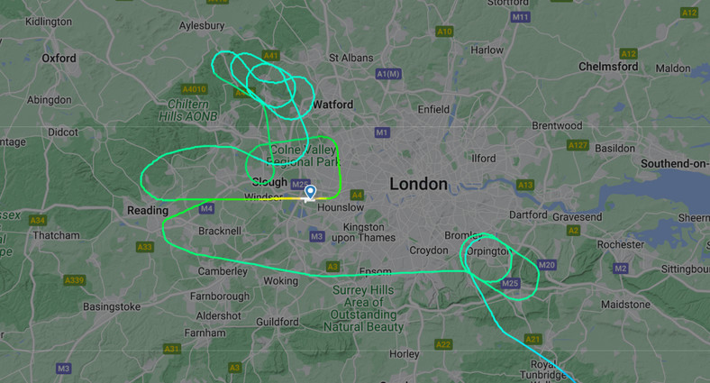 Samolot wylądował z sukcesem po 40 minutach