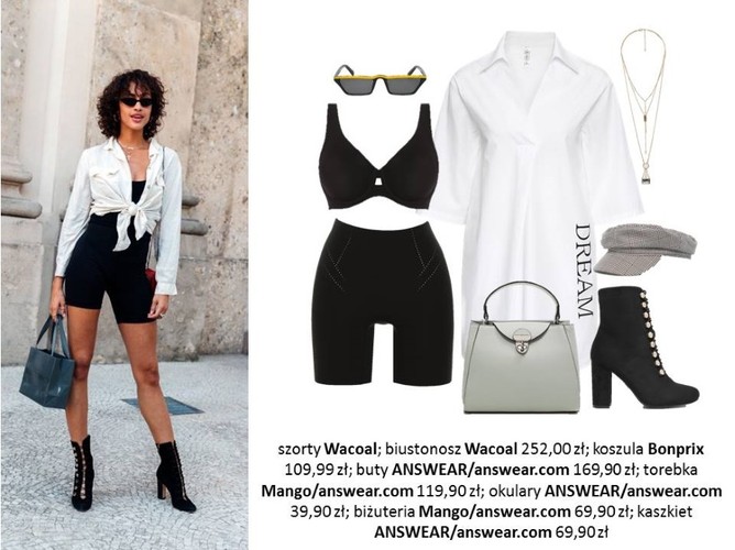 Biker shorts. STYLIZACJE