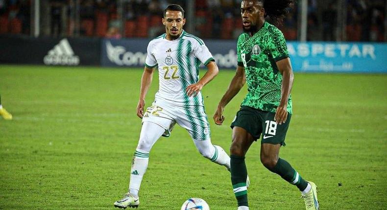 Iwobi was in action for Nigeria against Algeria
