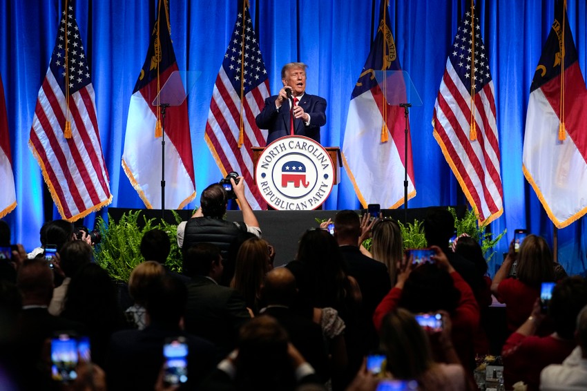 Donald Tramp na skupu republikanaca 10. juna u Grinsborou, Severna Karolina