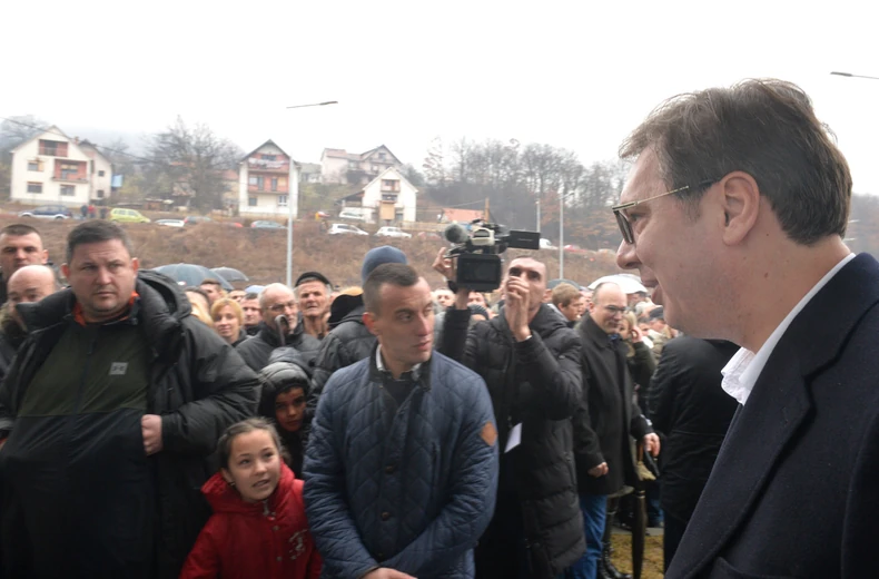 Vučić sa građanima Raške