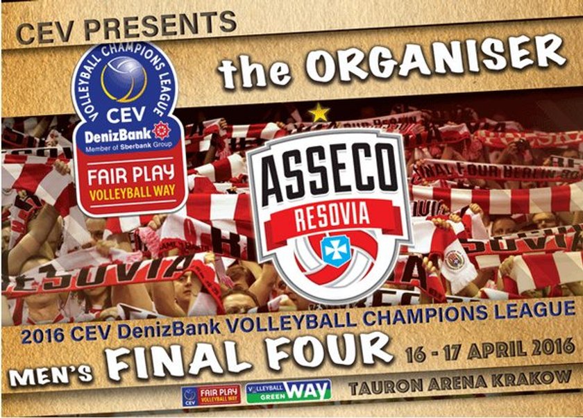 Final Four siatkarskiej Ligi Mistrzów w Tauron Arenie Kraków! Resovia zorganizuje turniej