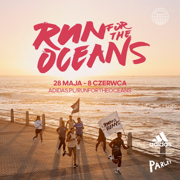 Akcja adidas Run For The Oceans odbędzie się w dniach 28 maj - 8 czerwca