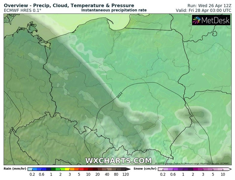 Noc w całej Polsce powinna już być pogodna