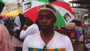 Rex Omar supportig NDC during campaign