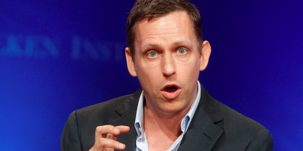 Palantir cofounder Peter Thiel.