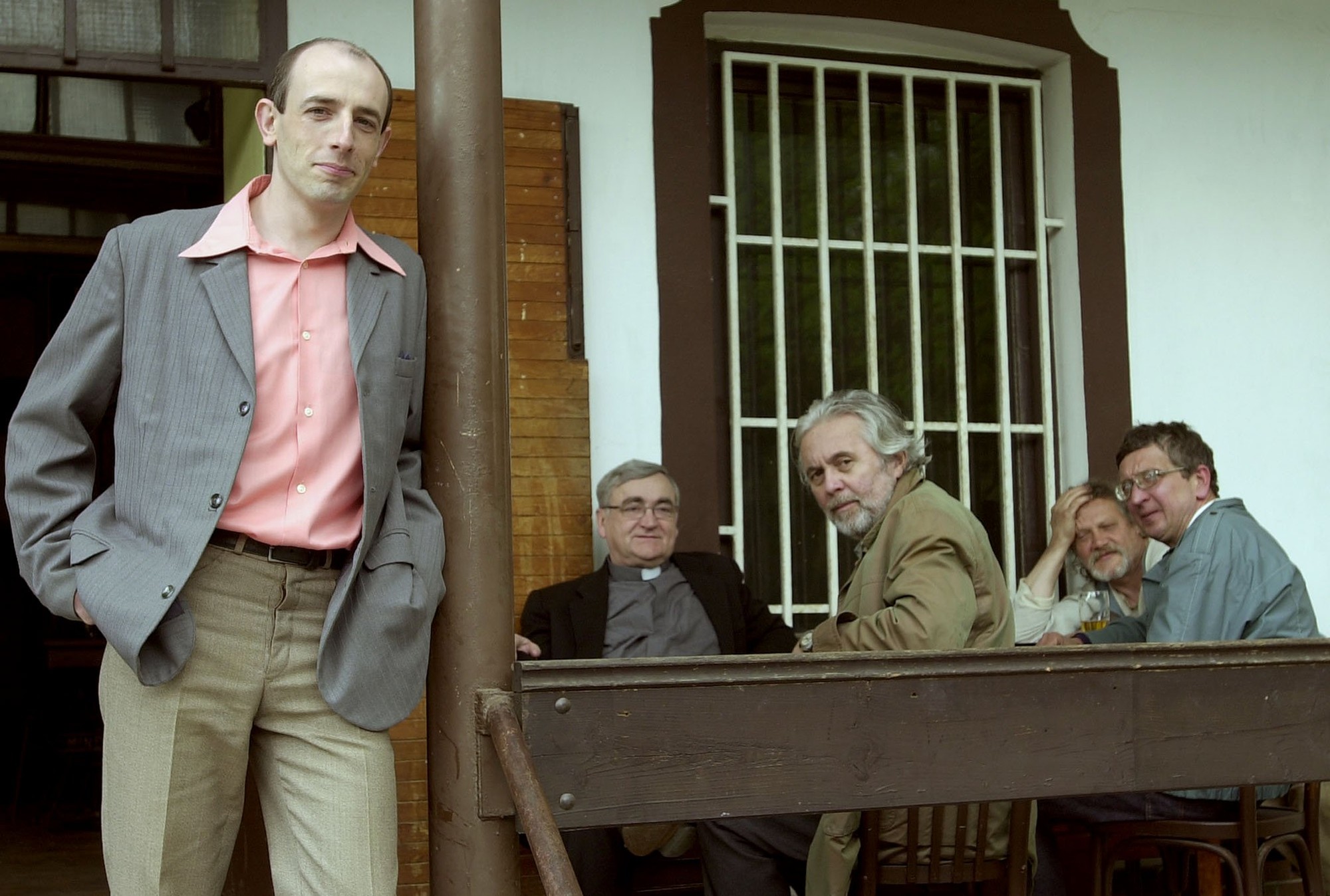 Konečná stanica, zľava: Csongor Kassai, Stanislav Štepka, Josef Abrhám a Marián Geišberg.